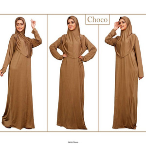 2022 new style Muslim Women Islamic Maxi Dress Hijab Long Sleeve Arab Jilbab Abaya Niqab Burkha Abaya