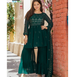 Indian & Pakistan clothing gharara designs punjabi girl sexy salwar suit neck designs Sarara sexy woman Dress 2022 India