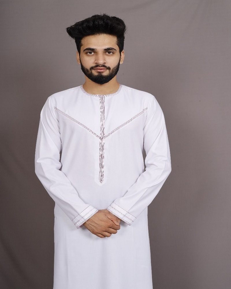 wholesale new al haramain emirati muslim men dubai islamic clothing daffah thobe