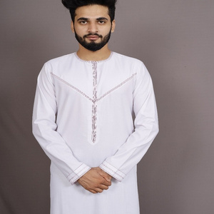 wholesale new al haramain emirati muslim men dubai islamic clothing daffah thobe