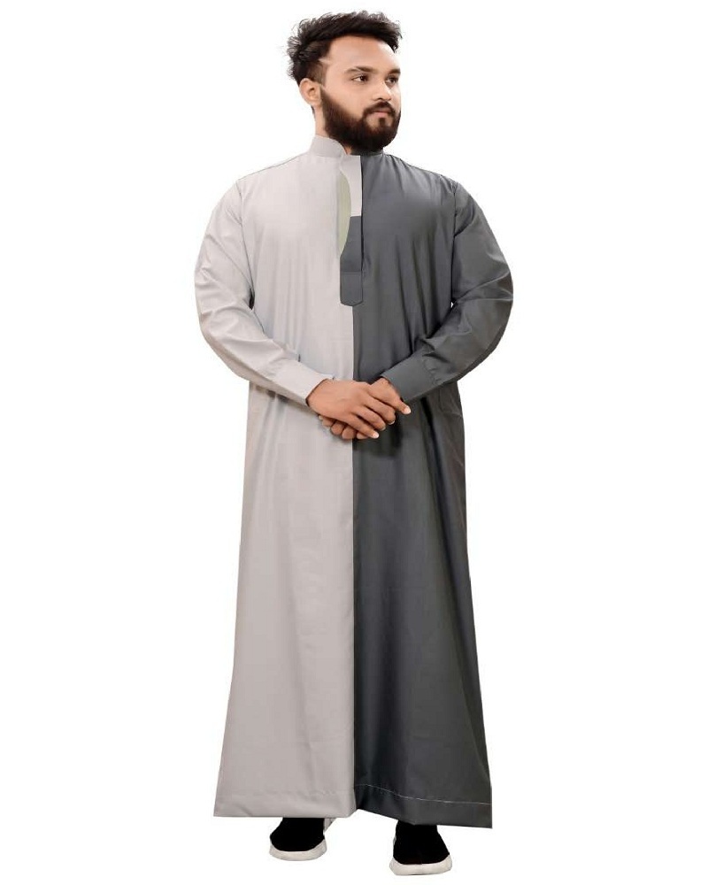 Islamic Clothing Dubai Saudi Kuwait Thobe For Men Daffah Thobe Islamic Clothing Men Muslim Haramain thobe islamic clothing