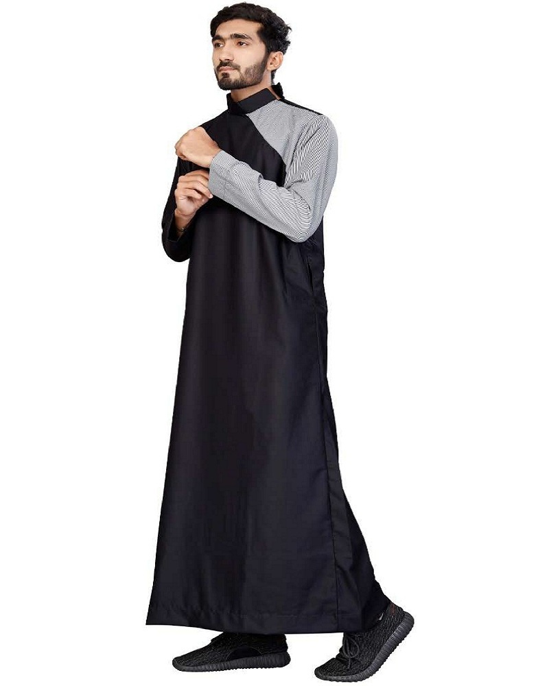 High Quality Muslim Design Thobe/Thawb Clothing Type And Middle East Ethnic Region Arabic Thobe/Jubba For Men