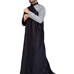 High Quality Muslim Design Thobe/Thawb Clothing Type And Middle East Ethnic Region Arabic Thobe/Jubba For Men