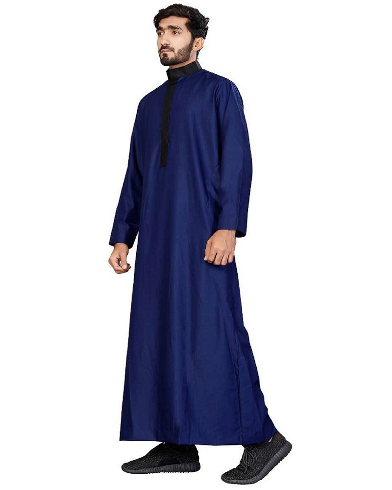 Islamic Clothing Dubai Saudi Kuwait Thobe For Men Daffah Thobe Islamic Clothing Men Muslim Haramain thobe islamic clothing