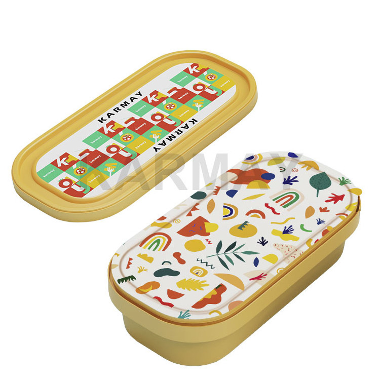 plastic pre-made food container Ready to eat Disposable food pots with lid microwave heating