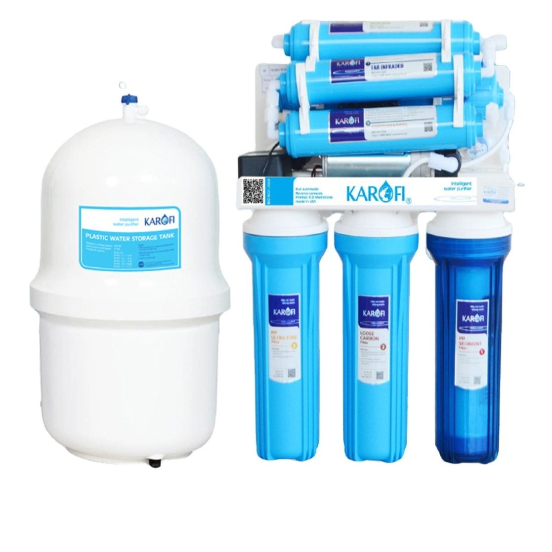 Vietnam KAROFI 75GPD RO Water Purifier for Under Sink reverse osmosis Filtration System