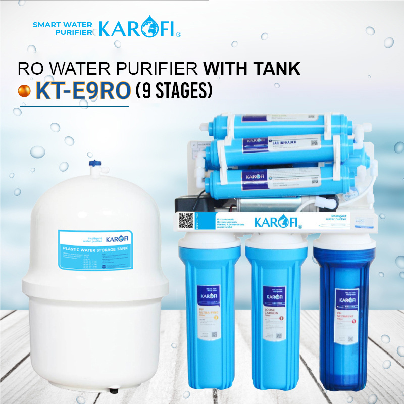 Vietnam KAROFI 75GPD RO Water Purifier for Under Sink reverse osmosis Filtration System