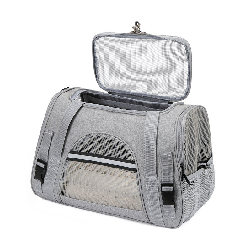 Portable Pet Bag Expandable Travel Dog Carry Carrier Cats Pets Carrier Shoulder Bag Pet Carrier Handbag