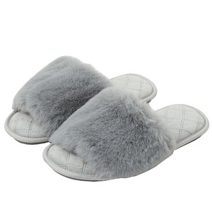 Customization Ostrich feather Long Fluffy Furry Fur Cozy Insole Women Ladies Indoor Outdoor Slippers