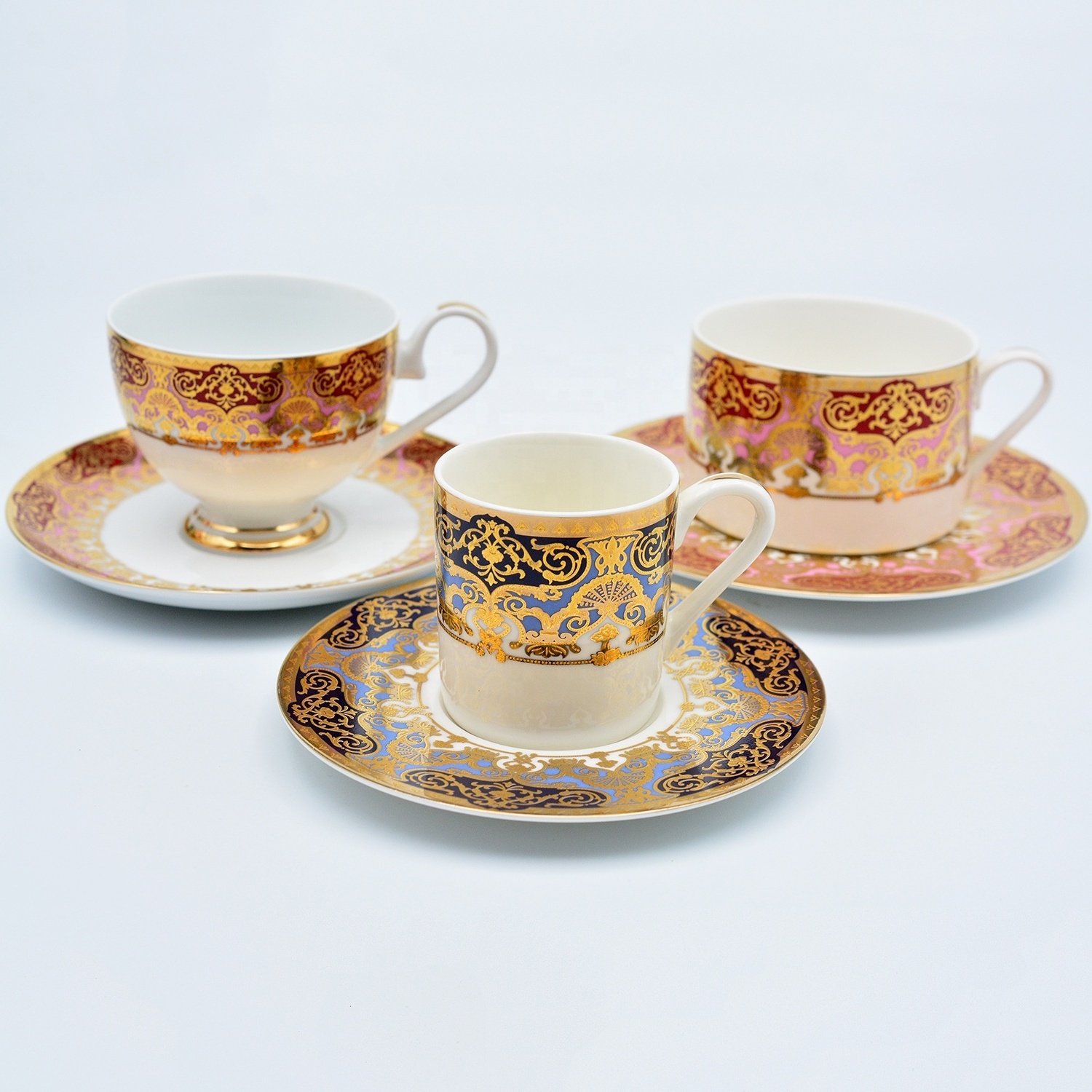 turkish coffee cup tea cups with saucers customized gold coffee & tea sets with coffee pot