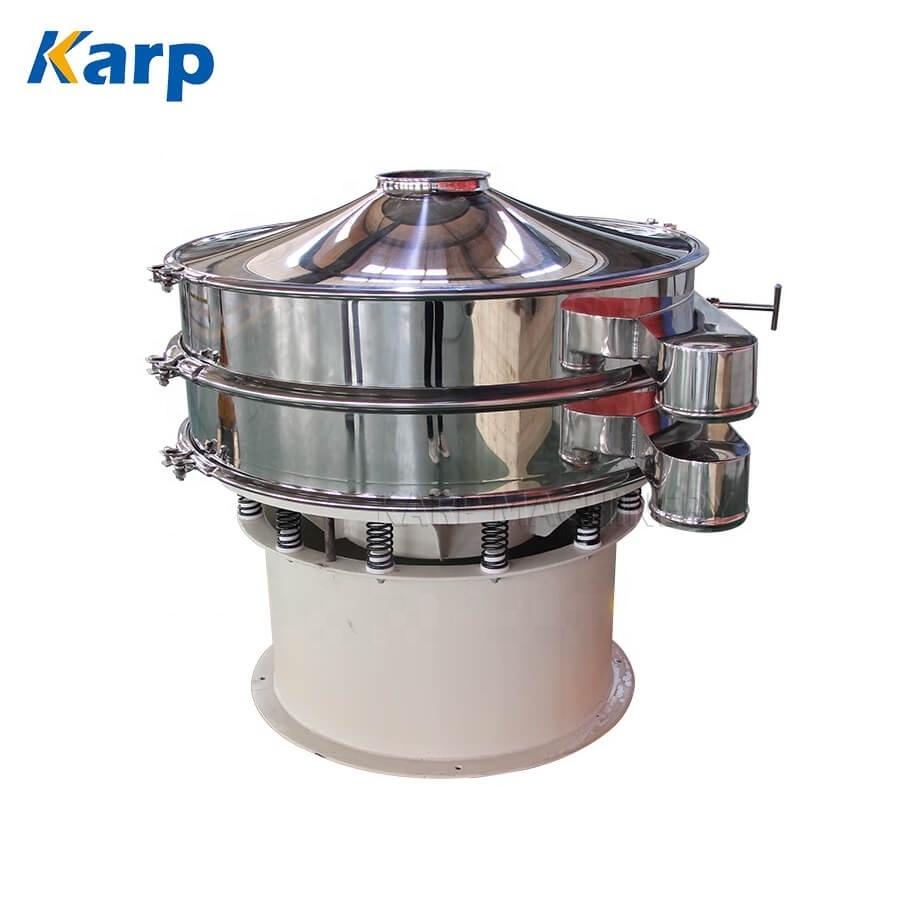 Food Processing Vibration Screen Vibro Sieve Shaker Soya Flour Vibrating Sieving Machine