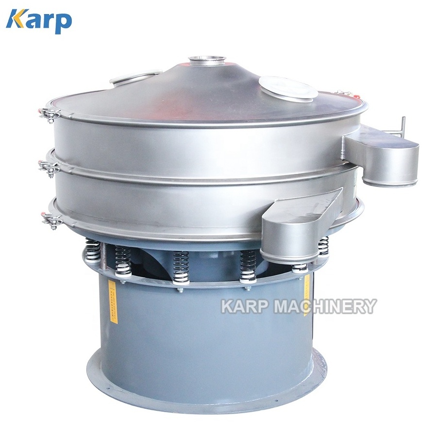 Food Processing Vibration Screen Vibro Sieve Shaker Soya Flour Vibrating Sieving Machine