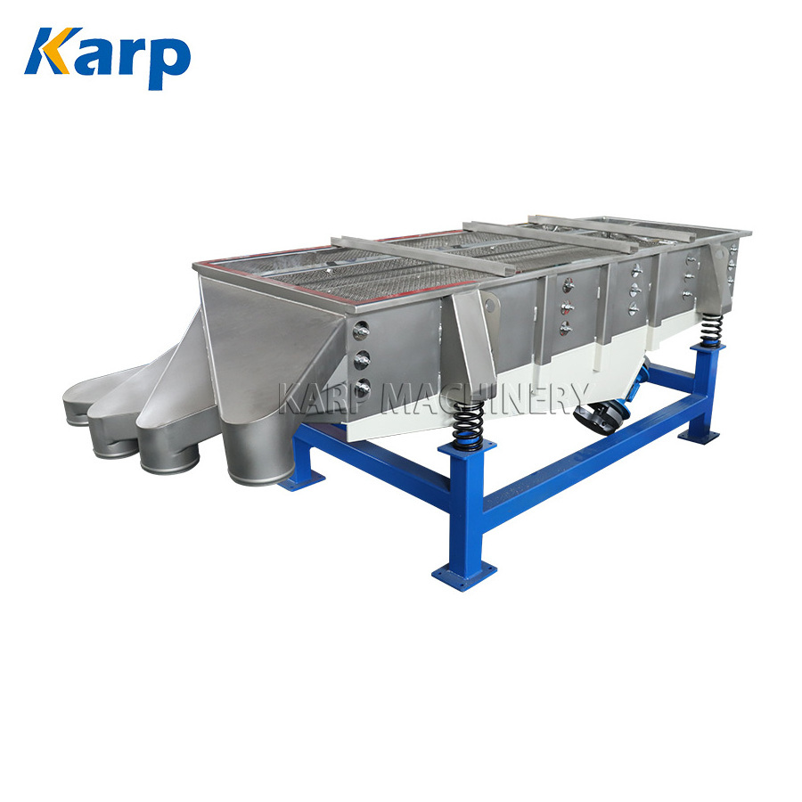 Fine mesh industrial foundry quartz sand rectangle gyratory separator machine