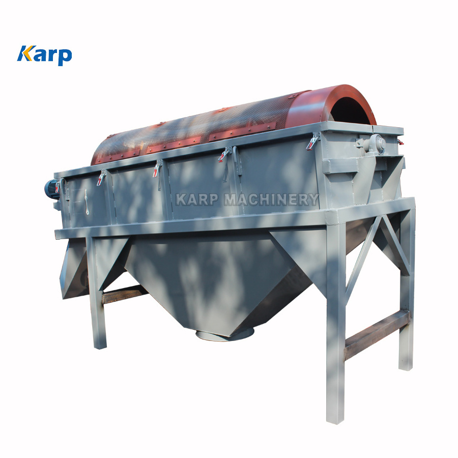 Sand And Stone Separating Machine Firewood Gold Gravel Rotating Small Waste Trommel Screen