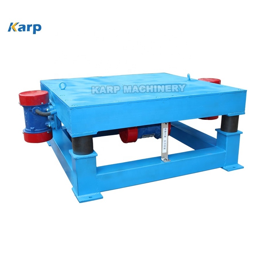 Industrial Concrete Vibrating Table Concrete Vibrating Table for Paver Blocks Interlocking Pavers Engine Vibrator External Motor