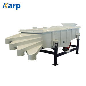 Automatic River Sand Vibro Sifter Quartz Linear Vibrating Screen with Three Layers for Industrial Use