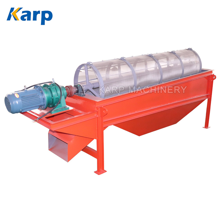 Sand And Stone Separating Machine Firewood Gold Gravel Rotating Small Waste Trommel Screen