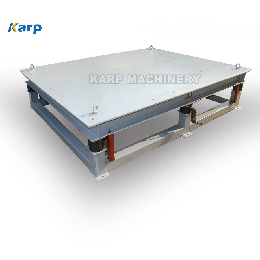 Industrial Concrete Vibrating Table Concrete Vibrating Table for Paver Blocks Interlocking Pavers Engine Vibrator External Motor