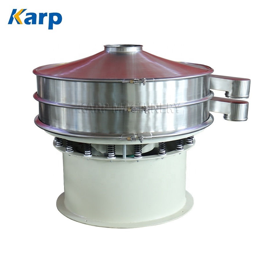 Food Processing Vibration Screen Vibro Sieve Shaker Soya Flour Vibrating Sieving Machine