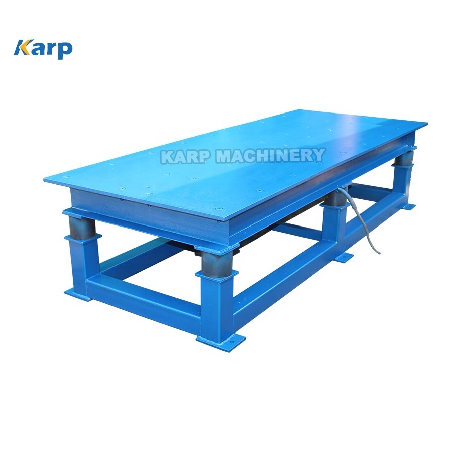 Industrial Concrete Vibrating Table Concrete Vibrating Table for Paver Blocks Interlocking Pavers Engine Vibrator External Motor