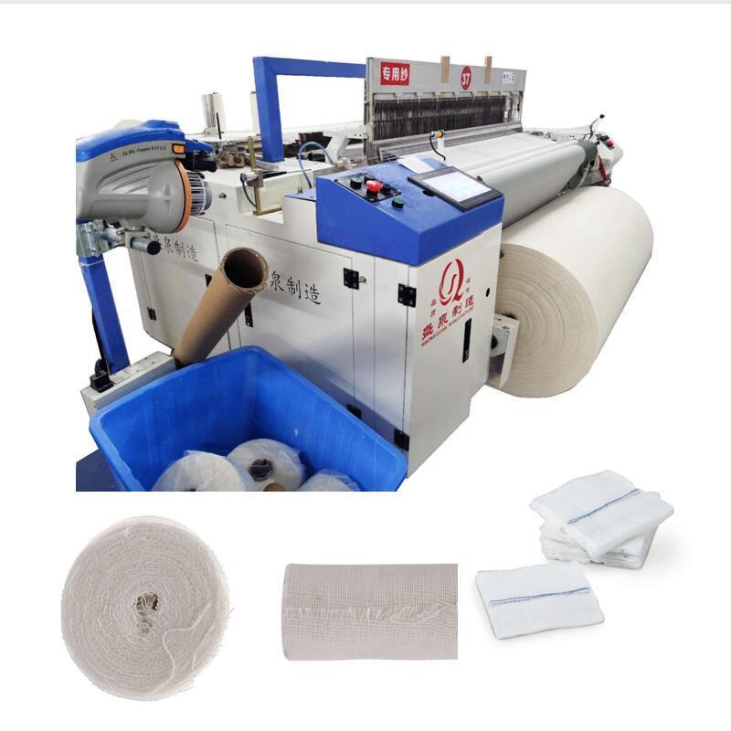 fully automatic sterilization cotton gauze bandage manufacturing machine