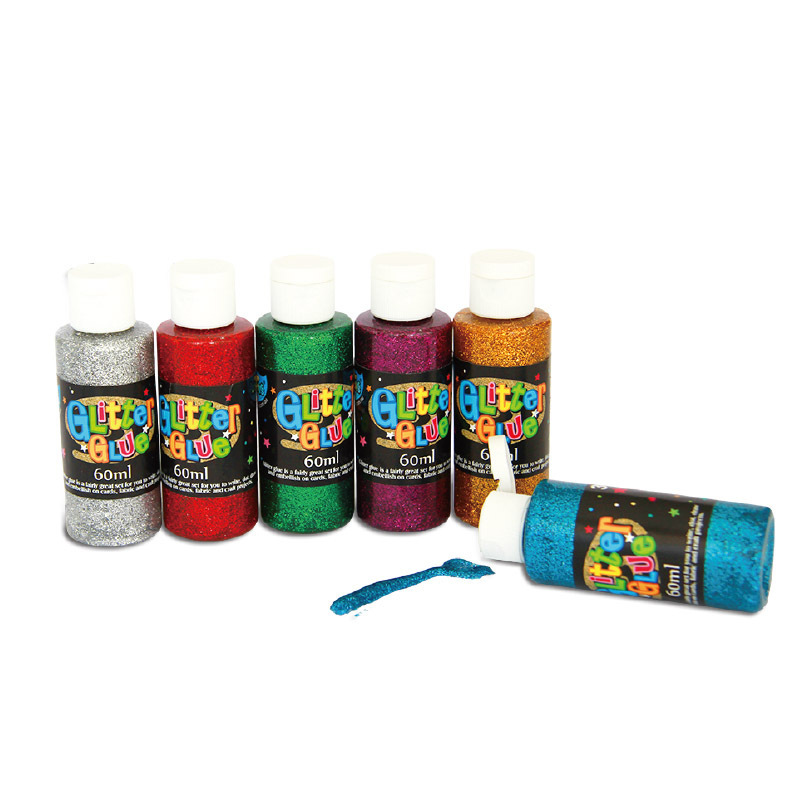 Custom Drawing Creative 60ml Fabric Card Art Craft Project Kid Glitter Glue Paint