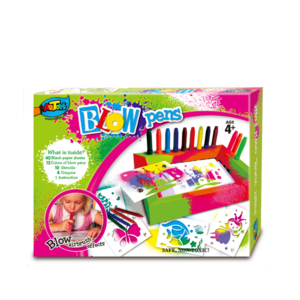 Popular for the market Colour Box Kids Art blow markers art blow pens markers