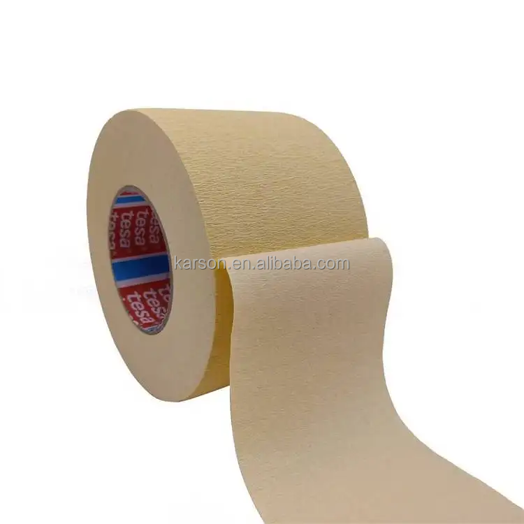 Masking Backing Paint Tape TESA 4322 0.38mm Painter Self Adhesive Painting High Crepe Paper 38mm