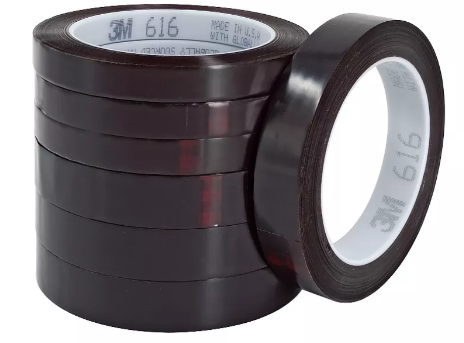 3M 616 Blackout Test UPVC Tape,Ruby Red ,19mm*66 m