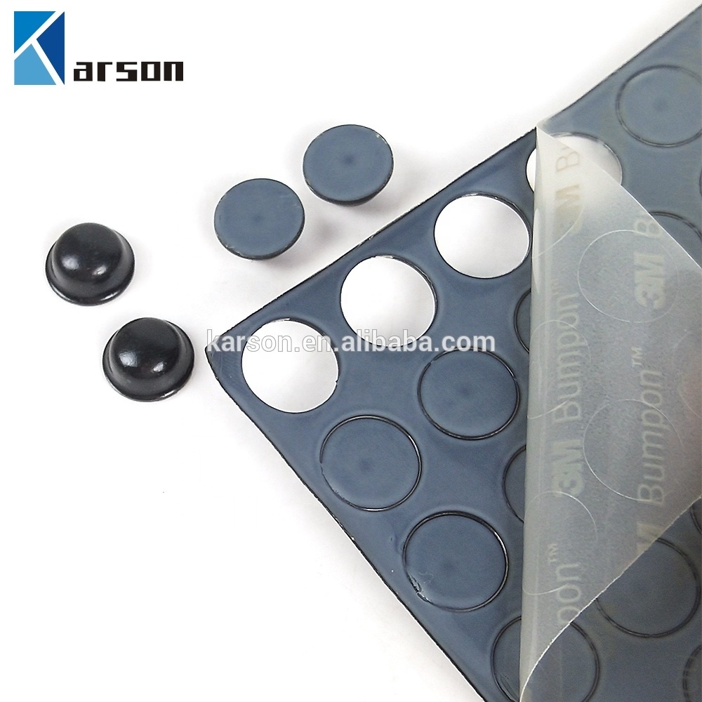 3M Bumpon Protective Products 11.2 X 5.1 mm Black 3M Self-Adhesive Silicone Rubber Feet Pads SJ5003