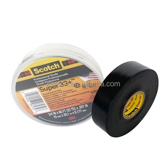 Scot ch Super 33+ Vinyl Electrical Tape 3M Electrical Tape 33# Scot ch Tape 19mmx9.1m One Roll