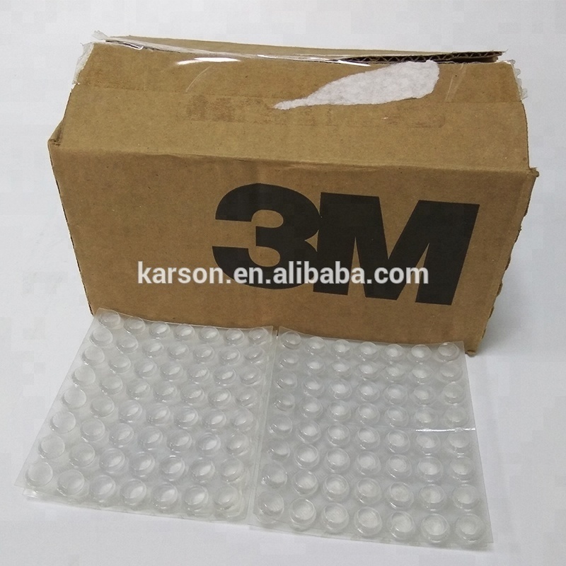 3M SJ5312 Clear Bumpon Self-Adhesive Transparent Silicone Rubber Sheet