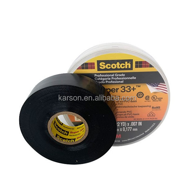 Scot ch Super 33+ Vinyl Electrical Tape 3M Electrical Tape 33# Scot ch Tape 19mmx9.1m One Roll