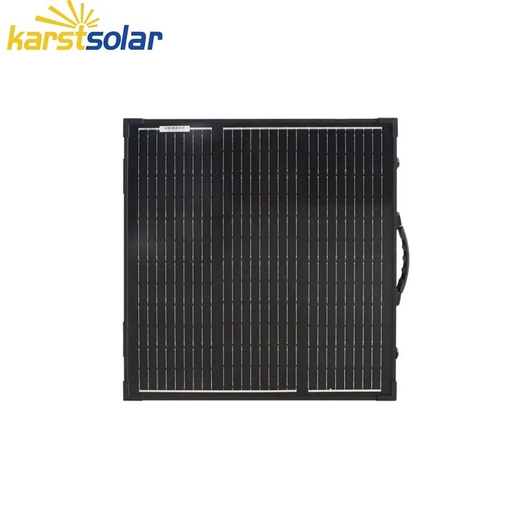 Choose Folding Aluminium Framed Solar Panel For  Usb Devices Motorhome Caravan Boat other outdoor applications