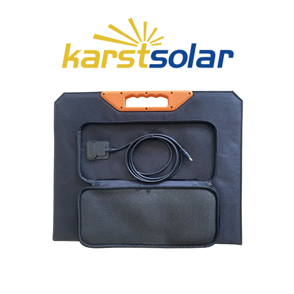 Foldable Portable Solar Panel 100 Watt 12 Volt Monocrystalline Solar Suitcase with Waterproof Charge Controller