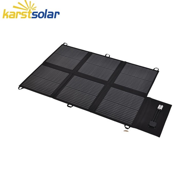 Karstsolar 120w 200w 500w Outdoor Portable Folding Solar Panel Photovoltaic for Portable Power Station Bag Backpack Caravan Rv