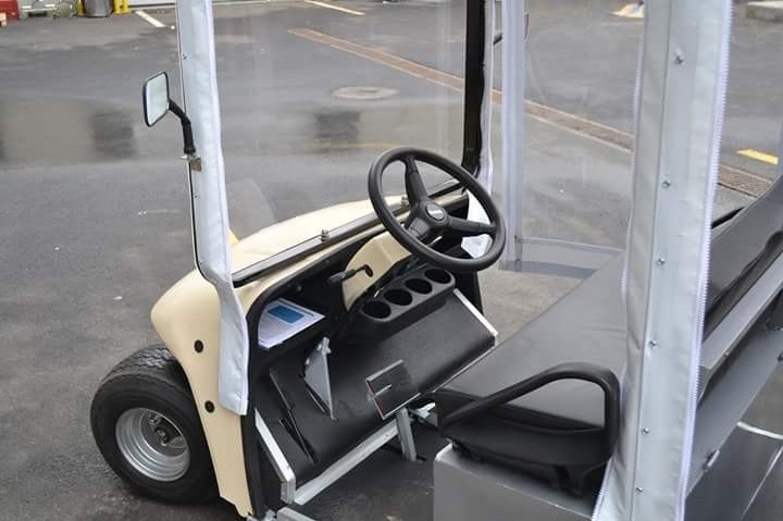 Golf Carts with <8 seats Battery Powered 8 Seated Golf Car electric tranvel and carying side open