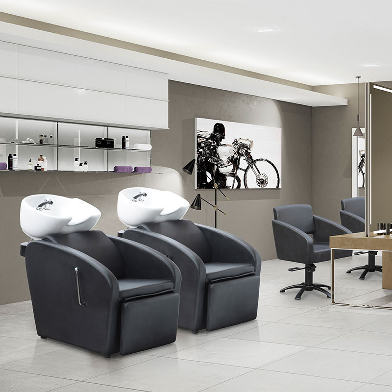 Fashion Luxury Salon barber styling chair Modern Shampoo Chair Wash Unit Chair Shampoo Hair Salon