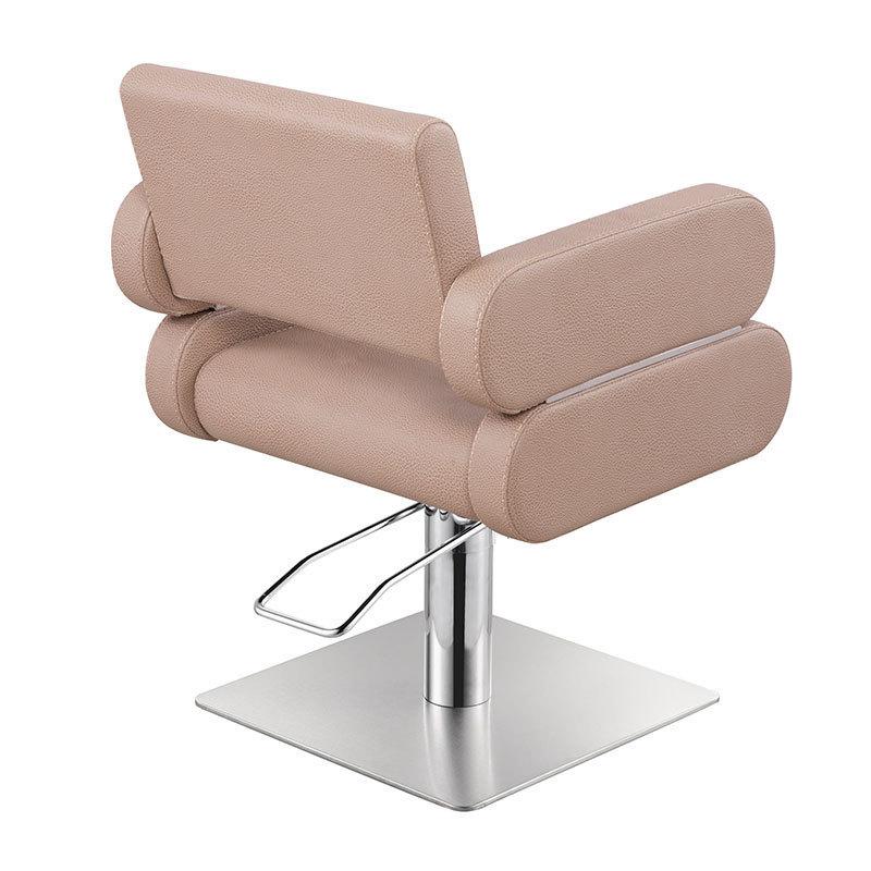 New Arrival Custom Styling Chairs Square Base Heavy Duty Salon Chair Hydraulic Pump