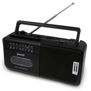 Portable Cassette Recorder/Player with Radio