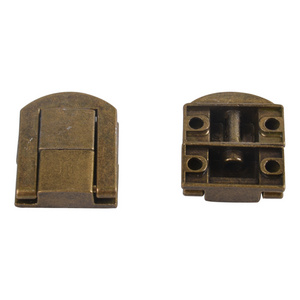 Factory Price 25x20mm Antique Brass Metal Box Accessories Wooden Box Hardware Clasps and Locks