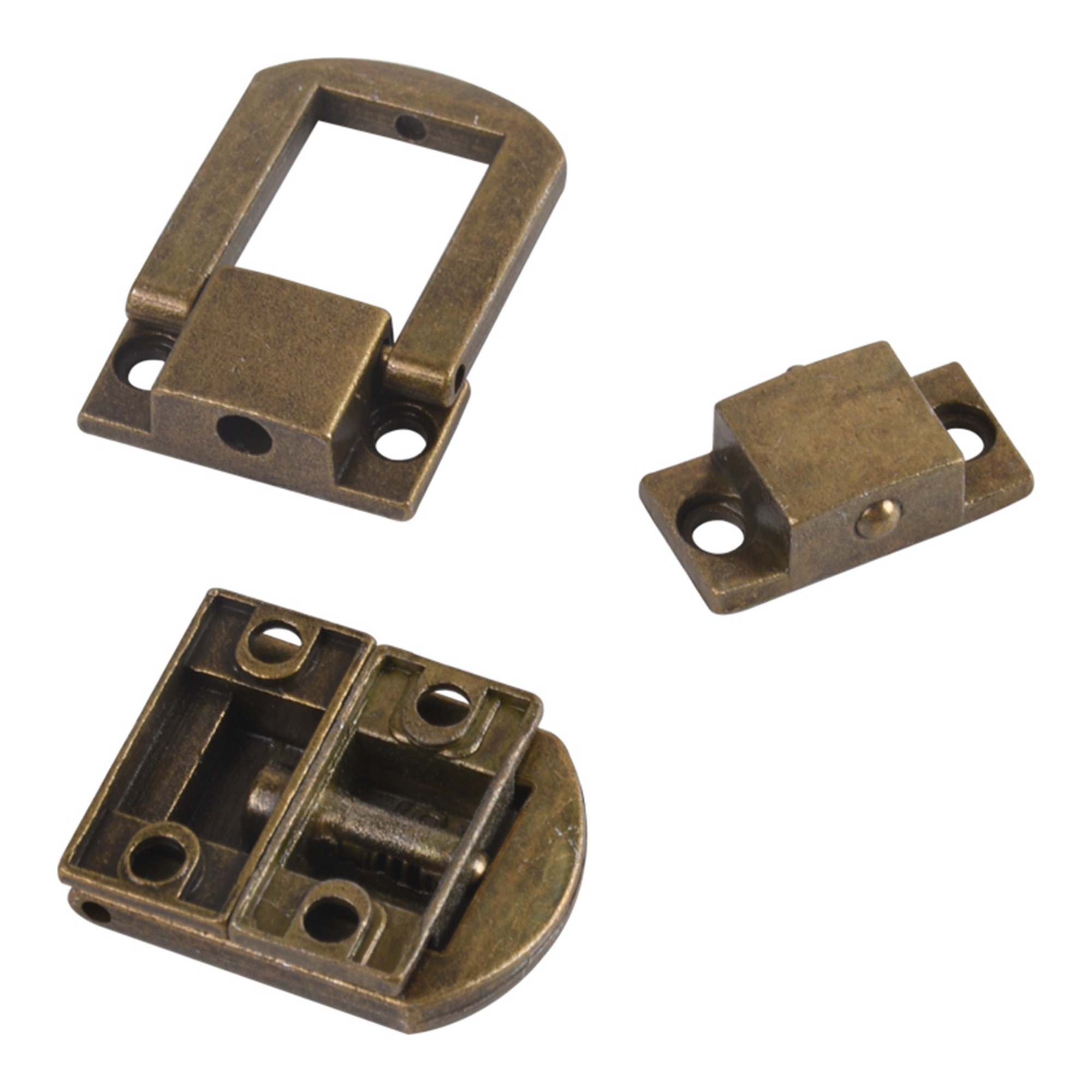 Factory Price 25x20mm Antique Brass Metal Box Accessories Wooden Box Hardware Clasps and Locks