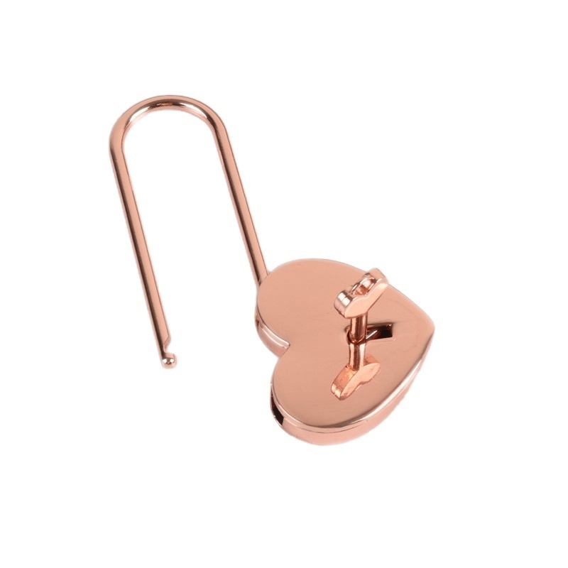 Factory Wholesale 45*100mm Long Love Padlock Heart Shape Lock Valentine's Day Couple Gift Love Lock