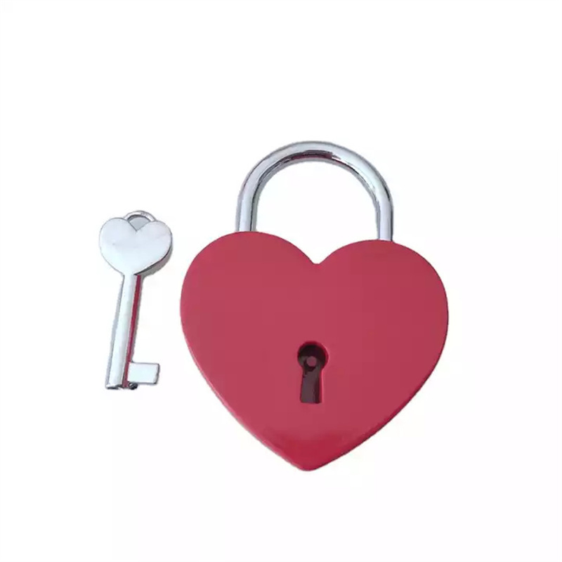 heart shaped handbag lock luggage door padlock wholesale love heart lock padlocks and keys in bulk