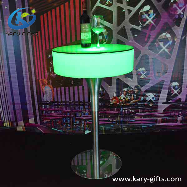 Outdoor Party Event Plastic LED Bar Table