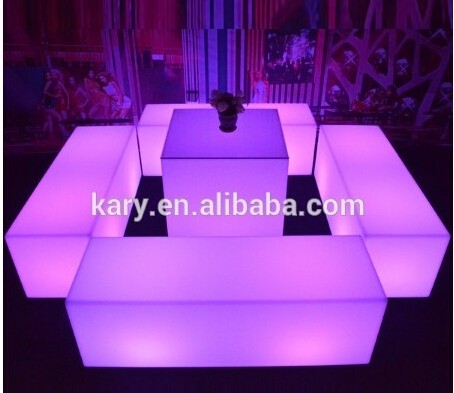 Used nightclub furniture bar sets LED lounge chair bar furniture