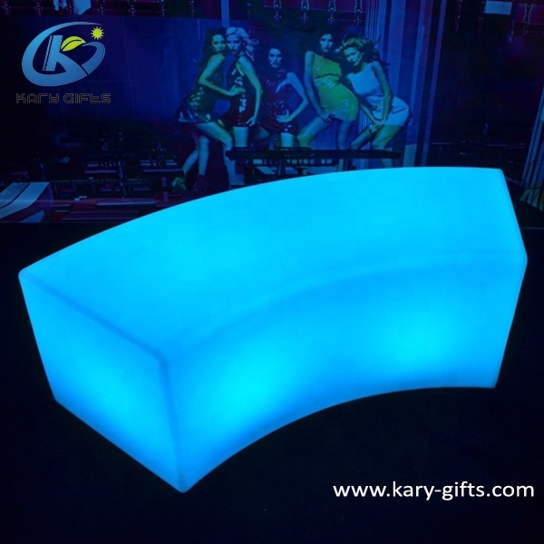 Used nightclub furniture led beach curved casino chair