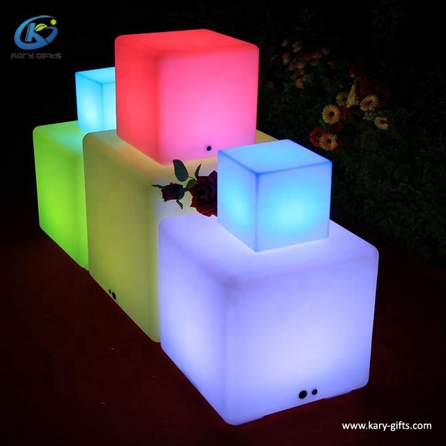 LED bar table furniture waterproof LED cube chair lighting LED outdoor light cube