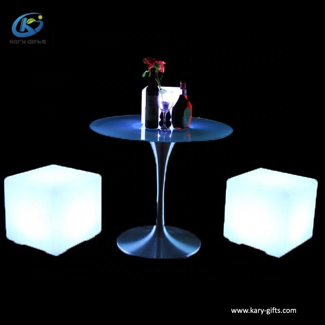 LED bar table furniture waterproof LED cube chair lighting LED outdoor light cube