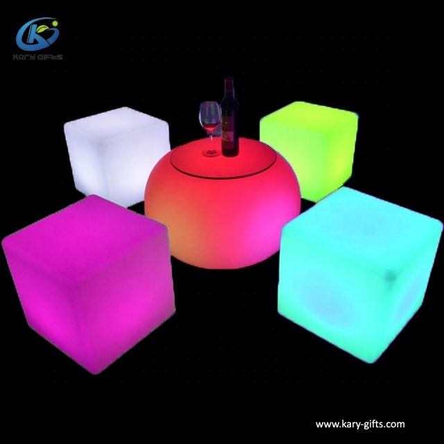 LED bar table furniture waterproof LED cube chair lighting LED outdoor light cube